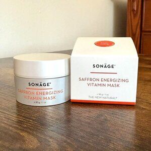 Sonage Saffron Energizing Vitamin Mask Full Size 1oz Botanical Skincare Spa